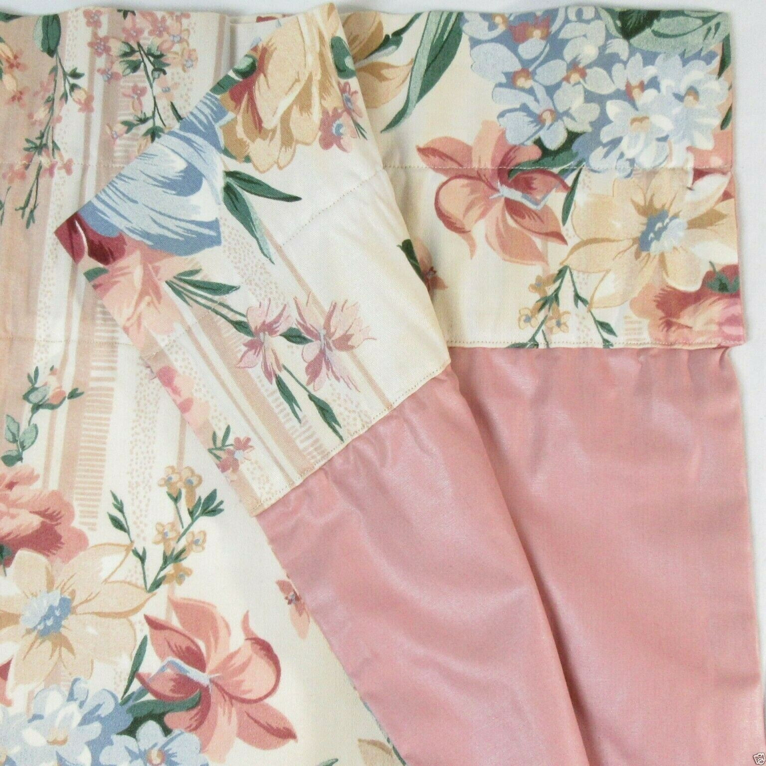 Atelier Originals Vienna Floral Stripe Custom 2pc 52×15 Valance Set(s)