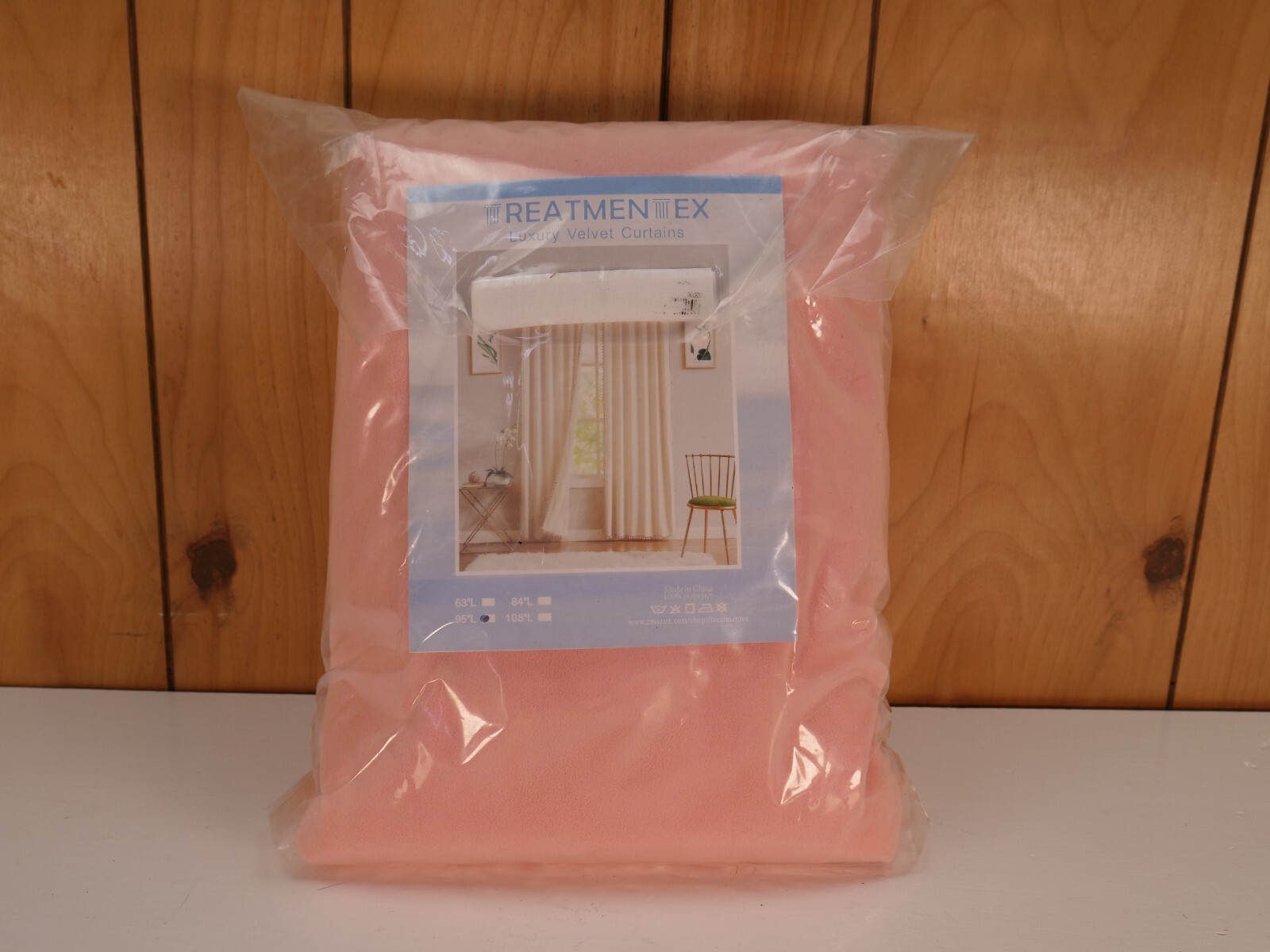Velvet Premium Soft Light Filtering Grommet Window Treatment Curtain NEW 95″ L