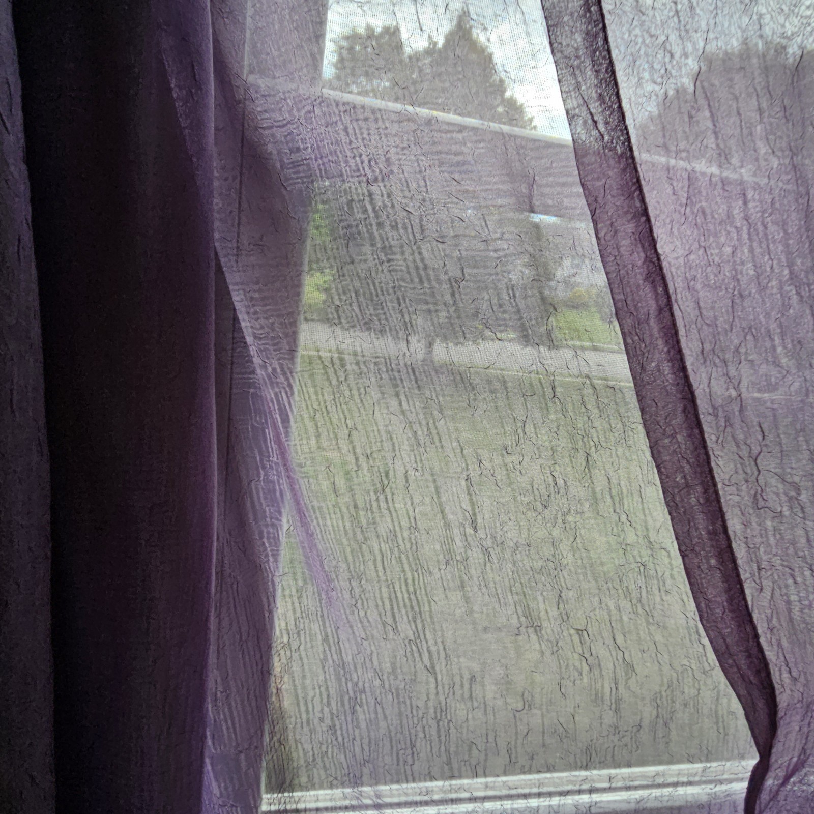 Purple Window Scarf, Valance, Swag 50×216″