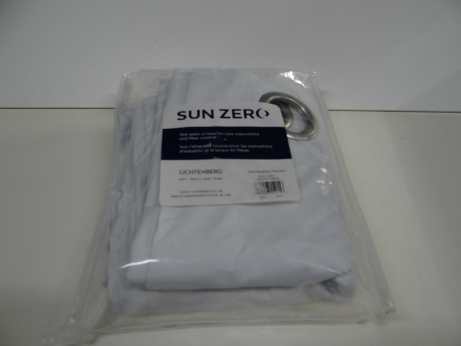 Sun Zero Duran Insulated 100% Blackout Grommet Curtain Panel 50″ x 63 White