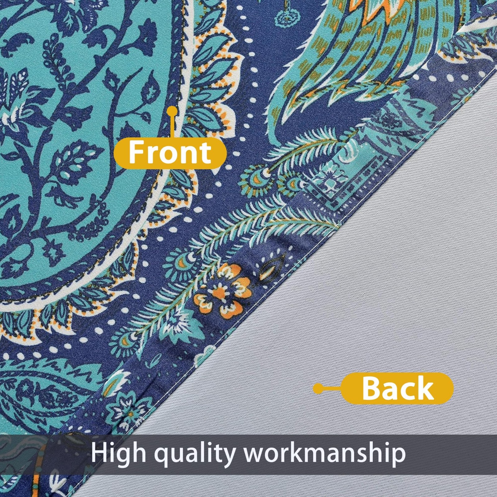 Christopher Peacock Floral Blackout Window Curtain Valance Rod Pocket UV Block