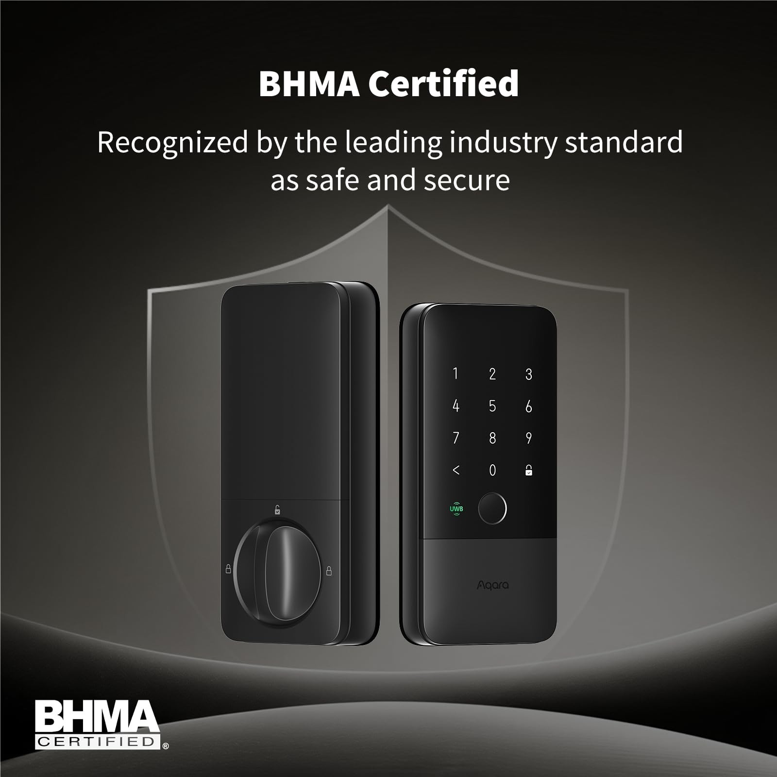 Aqara UWB Smart Lock U400, Matter Over Thread, Apple Home Key, Fingerprint Ke…