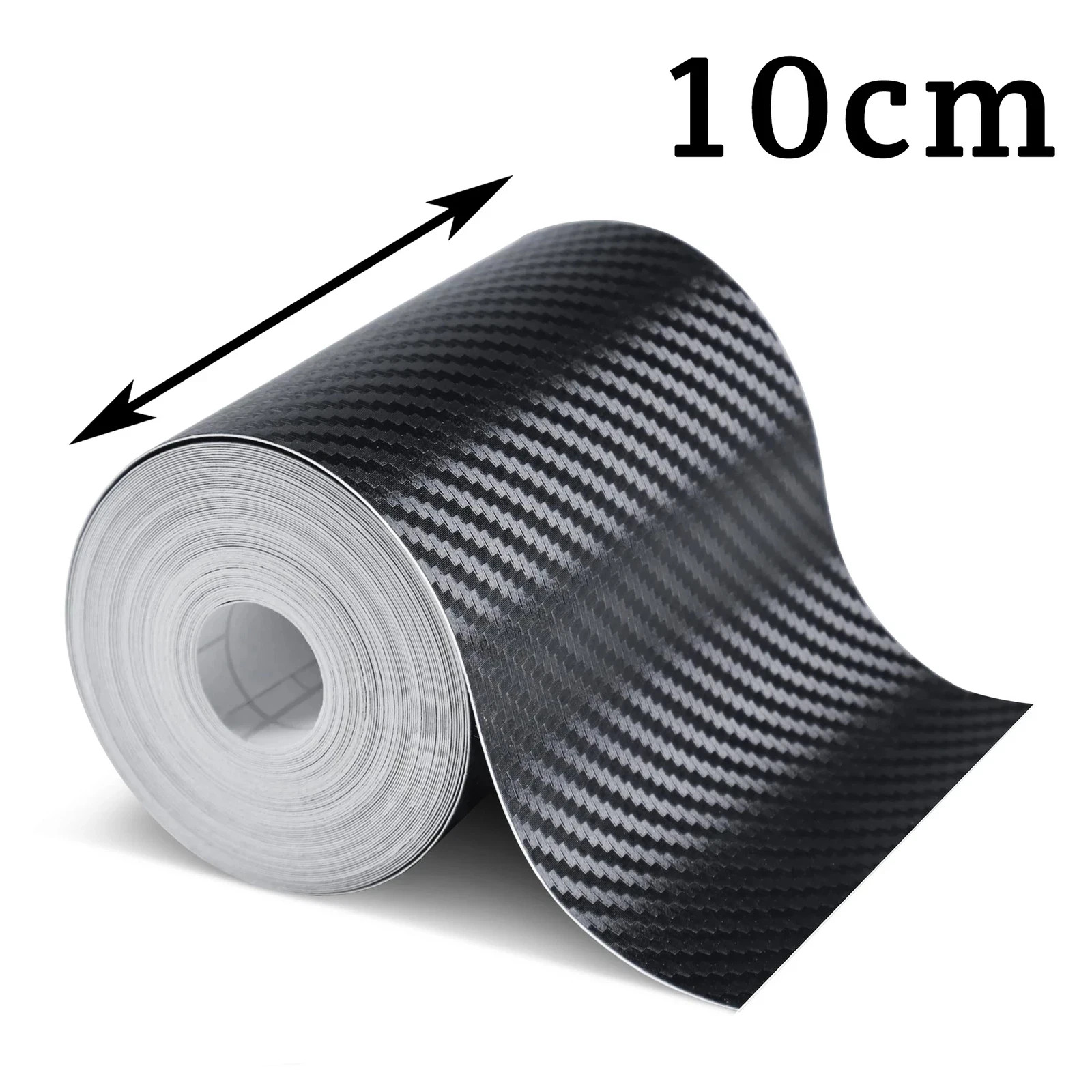 Carbon Fiber Car 3D Tape Sticker Door Mirror Self Adhesive Paste Protector Strip