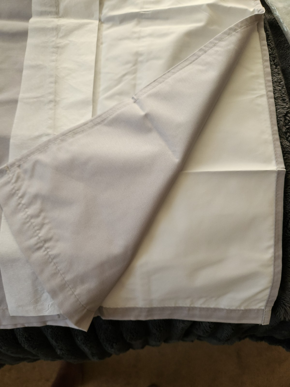 Curtains 1 Pair 2 Panals,fancy Collection Silver Grey 28×24