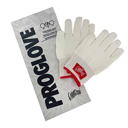 PROGLOVE HD Professional White Gloves for Vinyl Wrap, PPF, Tinting, Medium