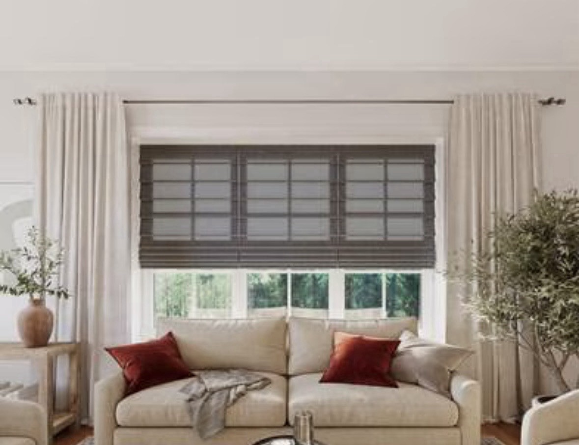 Berissa Zebra Blinds Dual Layer Roll Up GCC ZEBRA SHADE CCL 70×46 Pair
