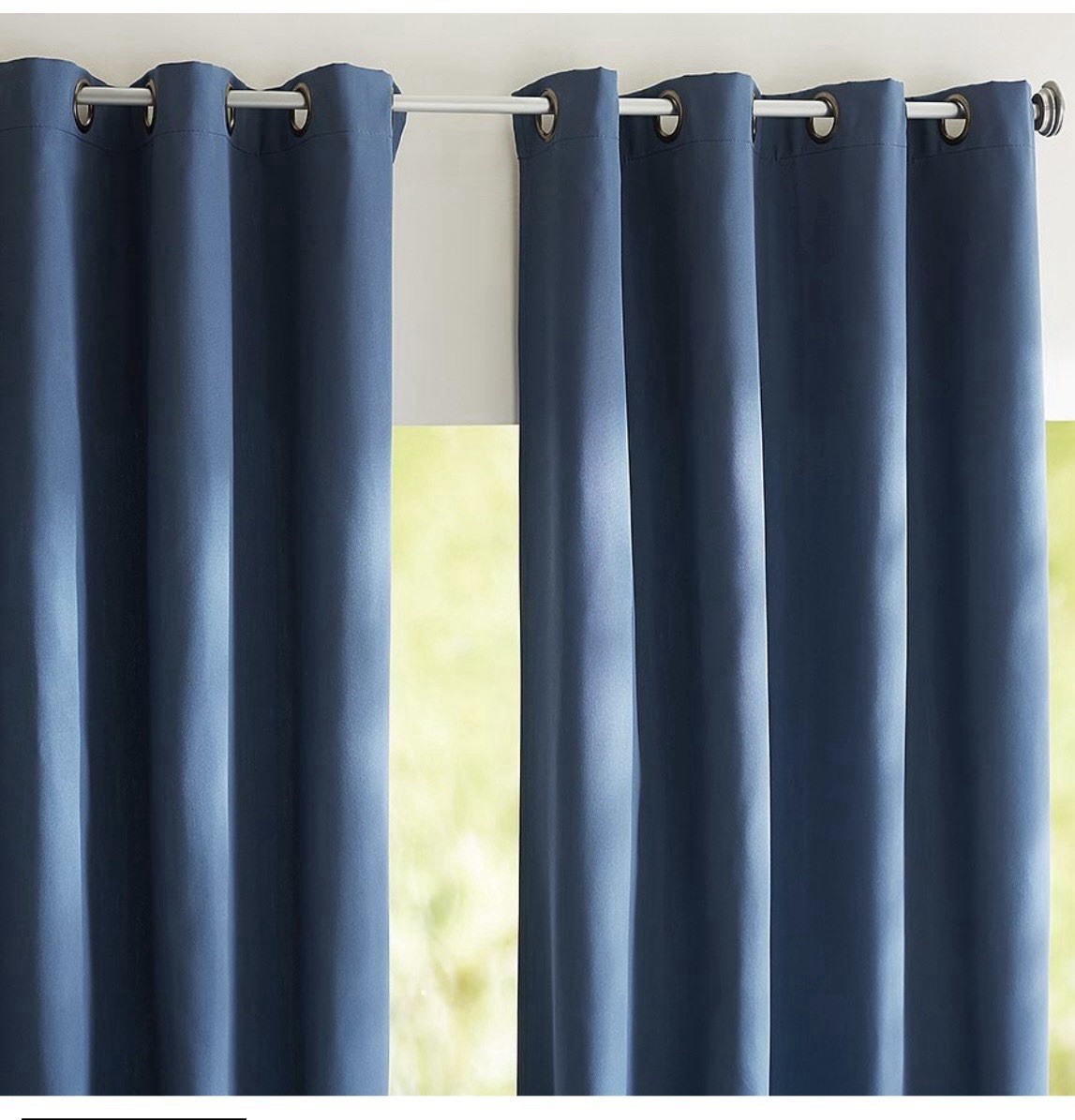 Pottery Barn ONE (1) Sapphire Sunbrella® Outdoor Grommet Curtain 50”x108” NEW