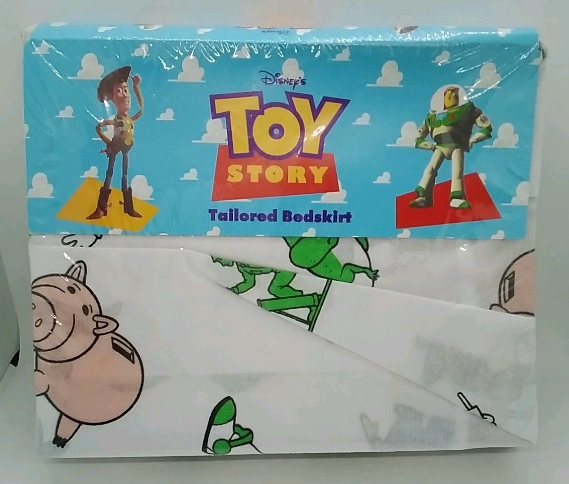 Toy Story TAILORED BEDSKIRT (twin size) by Wamsutta Home Products 1995 – MIB!