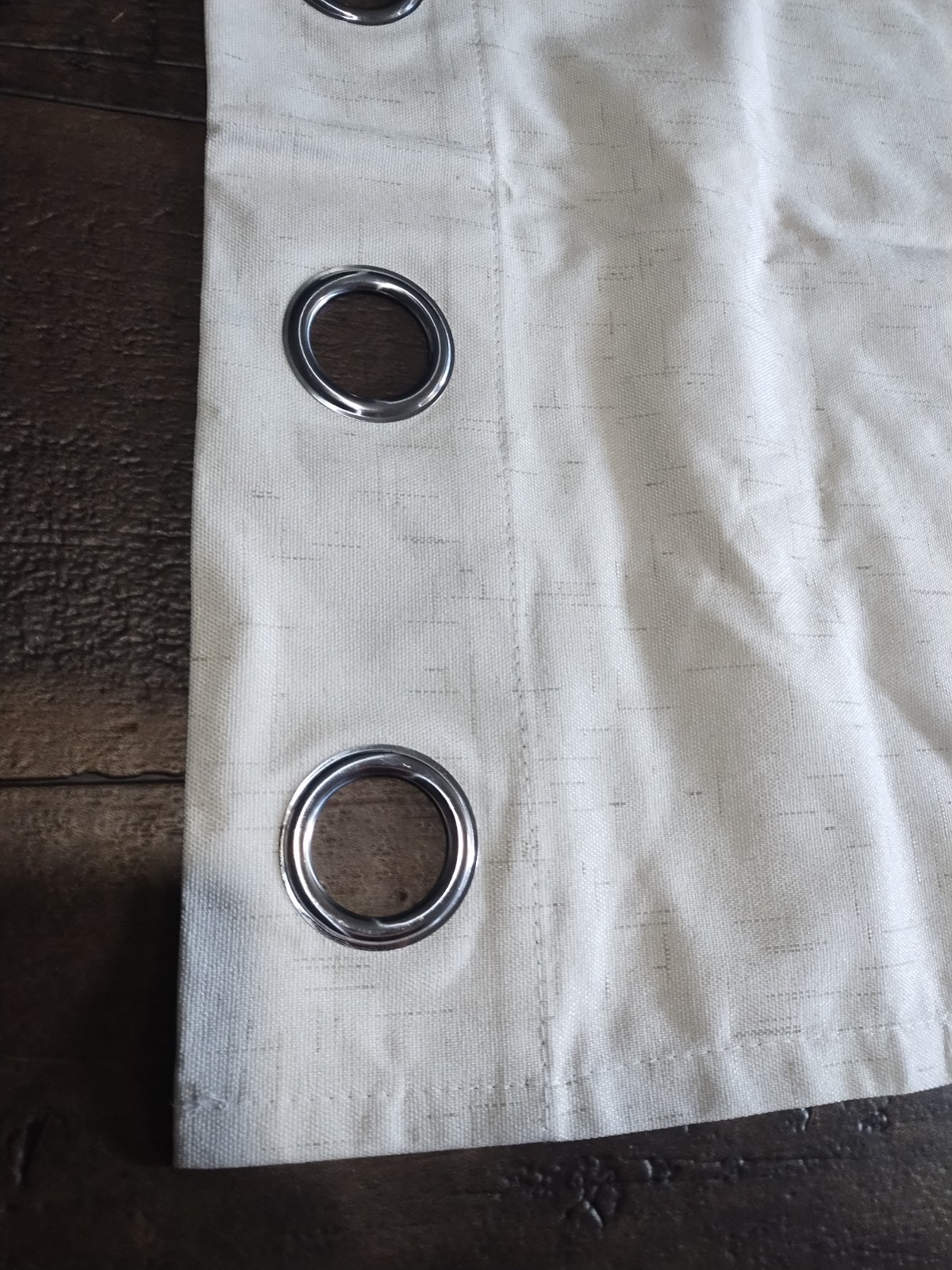 2 Panels Blackout Energy Efficient Curtains 54″x 51.5″ Cream White New