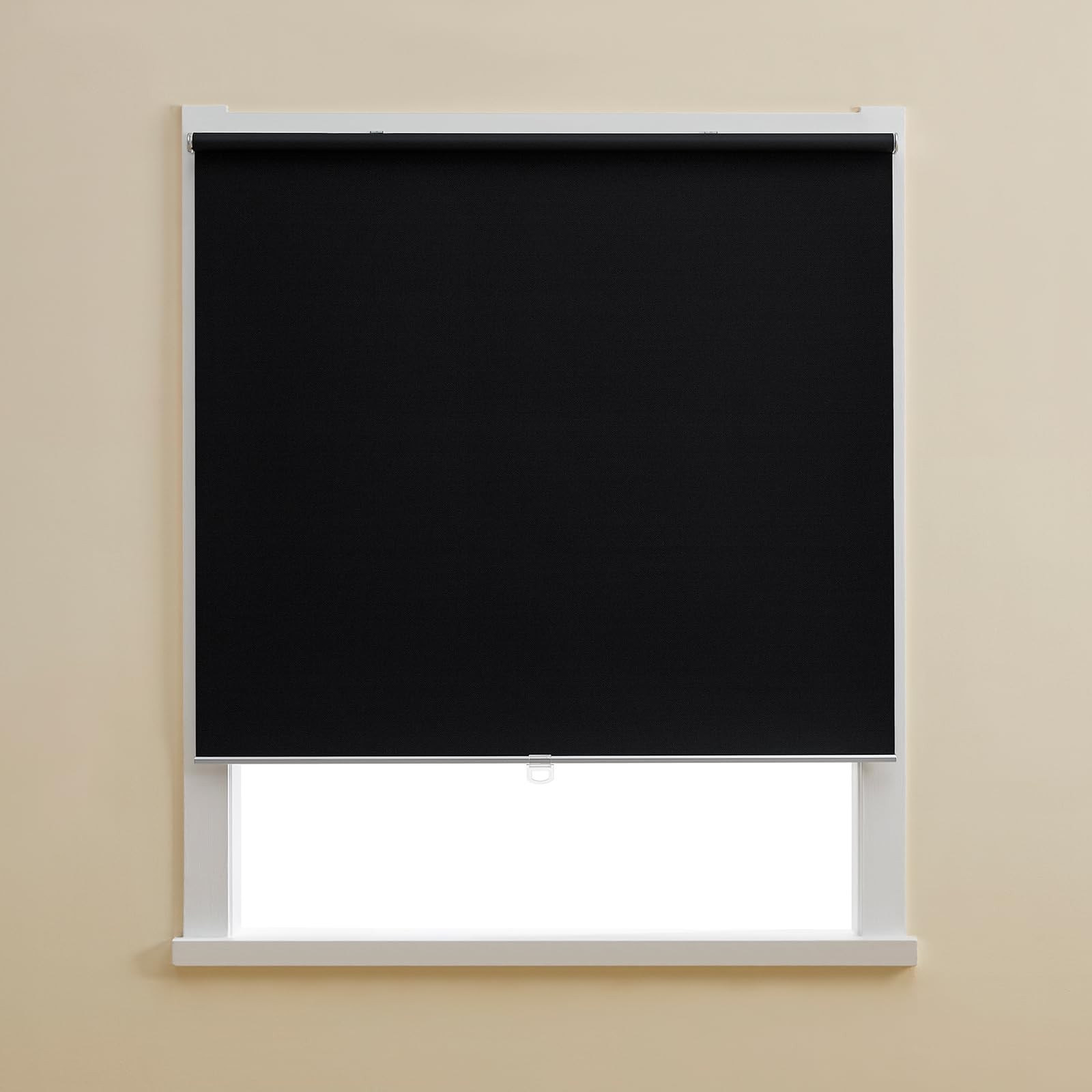 Cordless 100% Blackout Roller Shades for Windows,UV Protection Pull Down Shad…