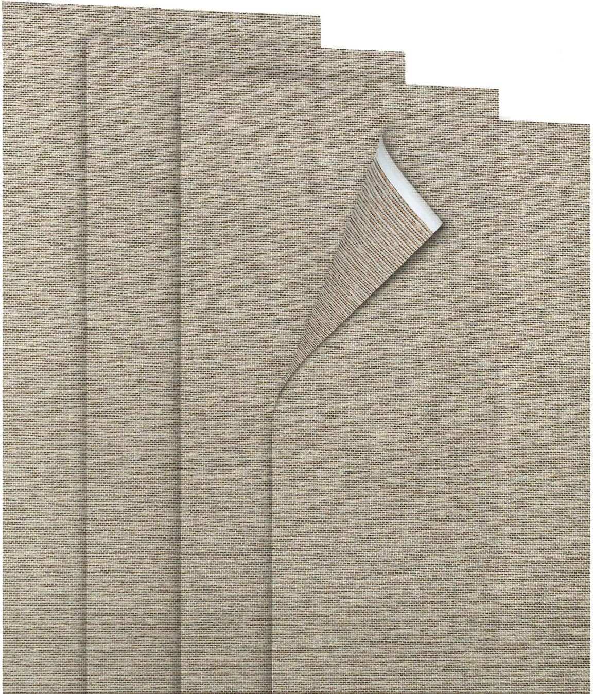 Panel Track Blinds Replacement Panels 4 Pack 23″ W x 96″ H Hook-and-Loop