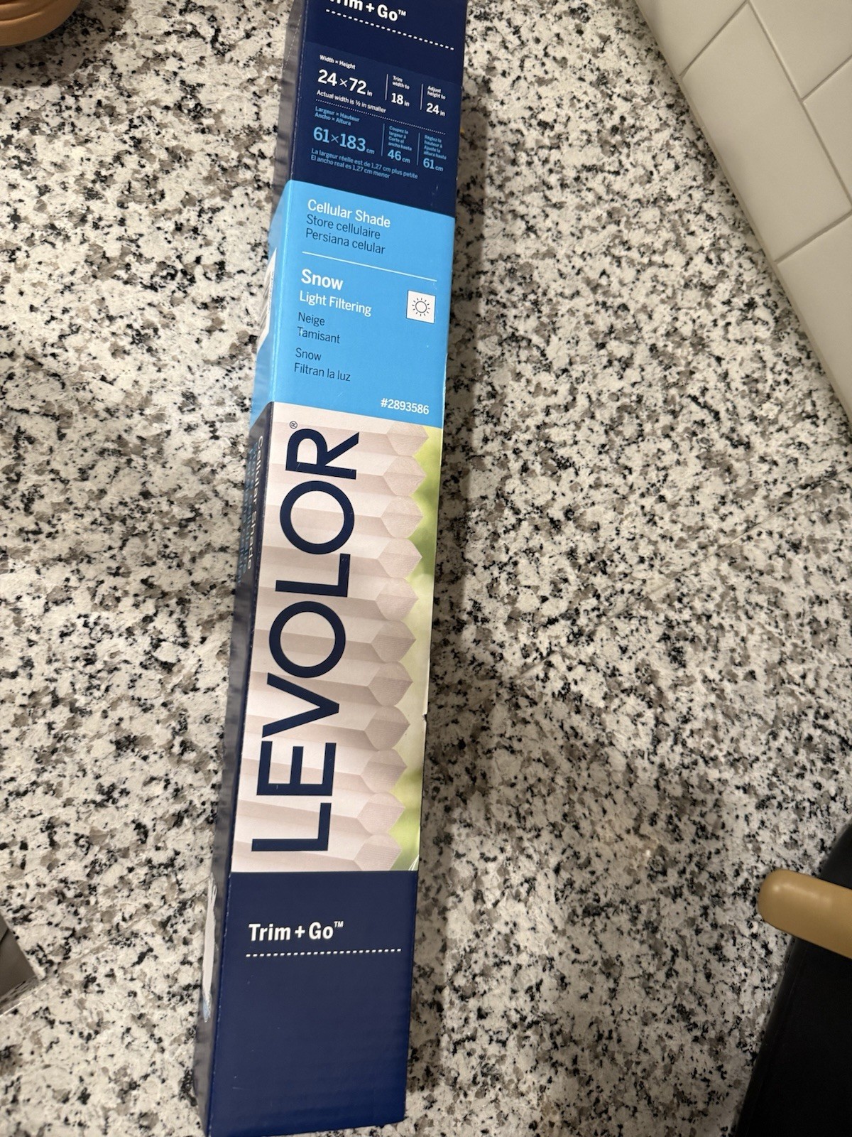 Levolor Cellular Shade Trim + Go 24×72