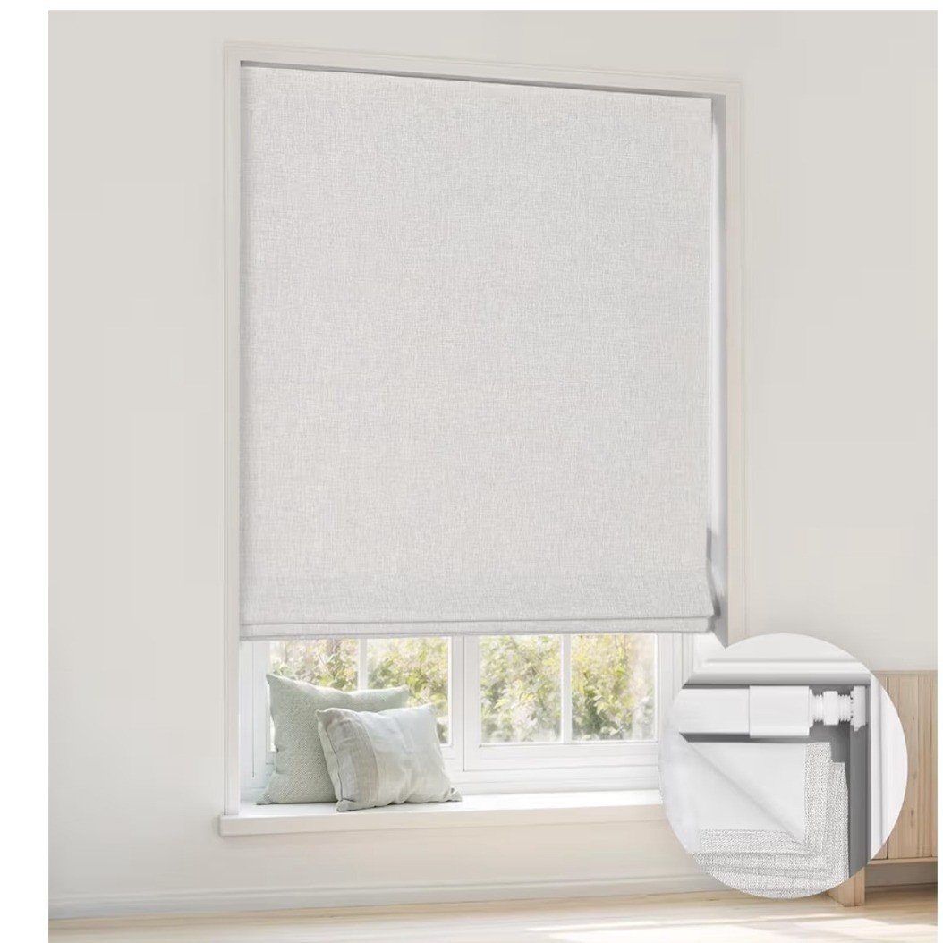 LazBlinds Cordless Cellular Shades, No Tools No Drill Blackout, 23″ W x 64″ H