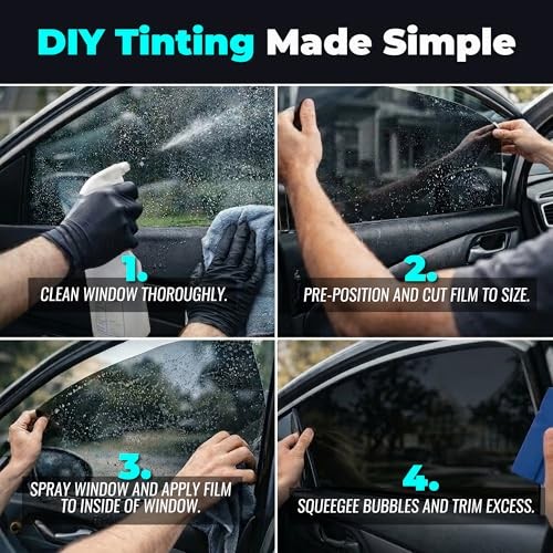 Car Window Tint Professional Quality Film Tinting Roll for 15% Vlt Dark Smoke