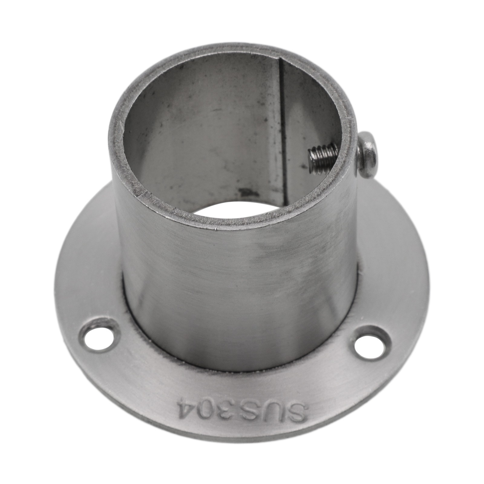 Heavy Duty Stainless Steel Wall Flange for Tube Attachment Multiple Sizes