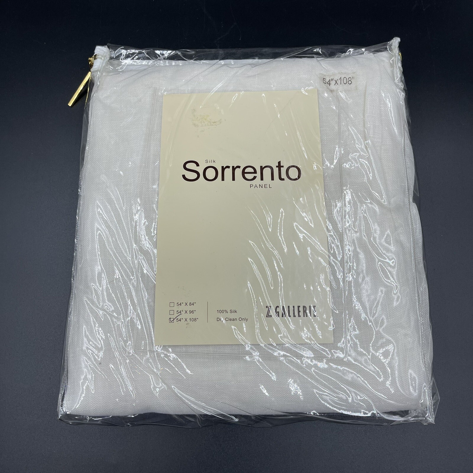 PAIR Pottery Barn SORRENTO Panels Ivory Linen 54×108 Tie Top Multiple Available