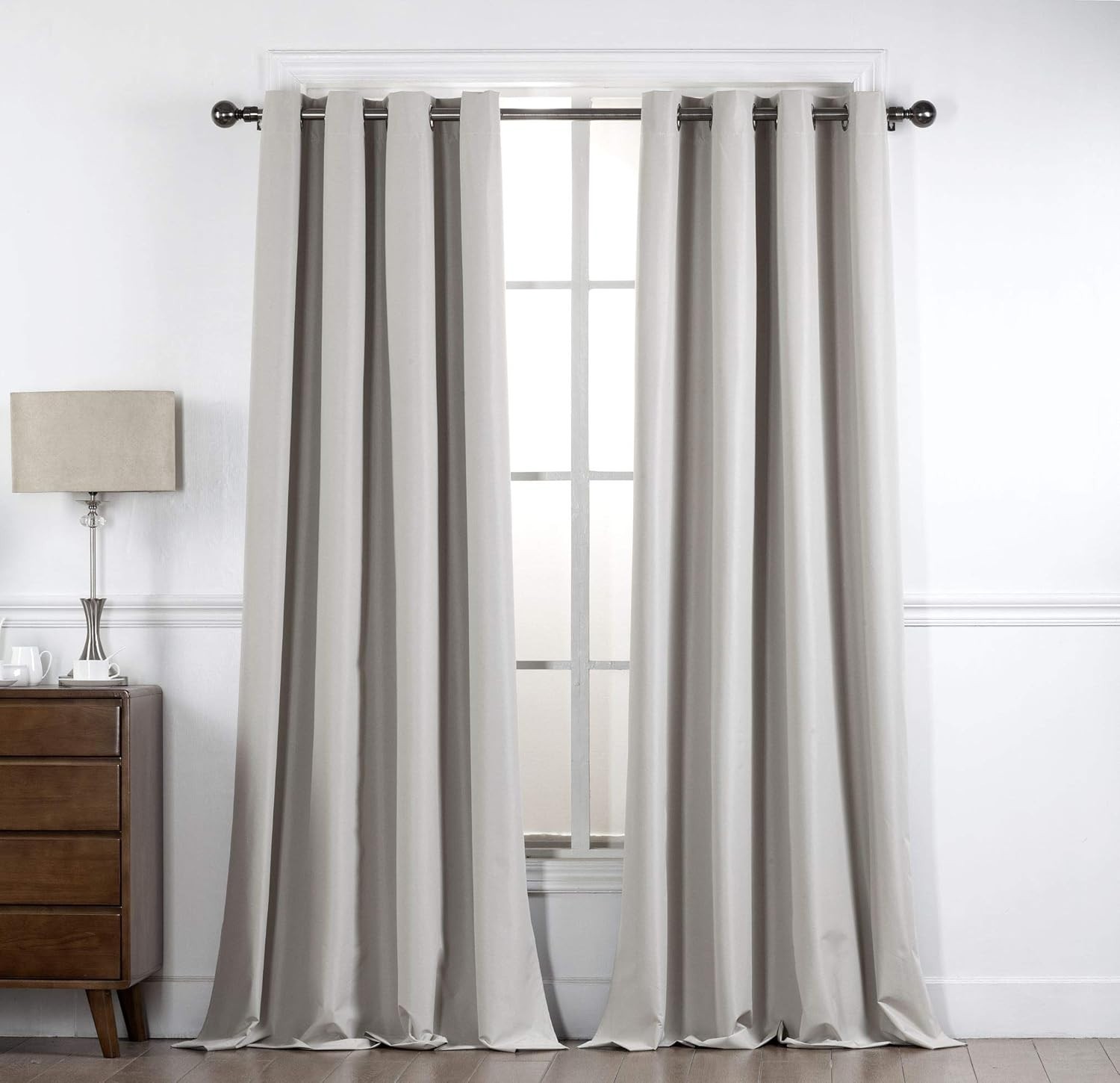 100% Blackout YHSF Grommet Window Curtain Set 52″ W x 84″ L Pack of 2 Panels