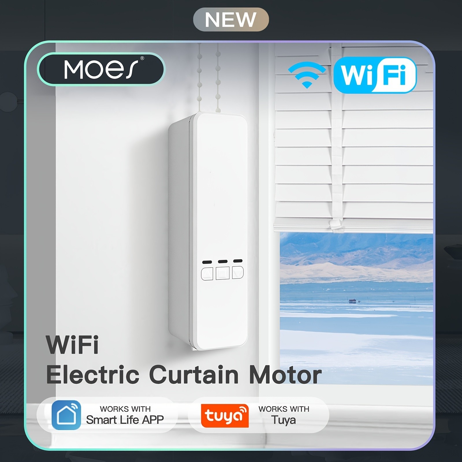 Moes Smart Bead Chain Blinds Motor Model WC-YH-LS