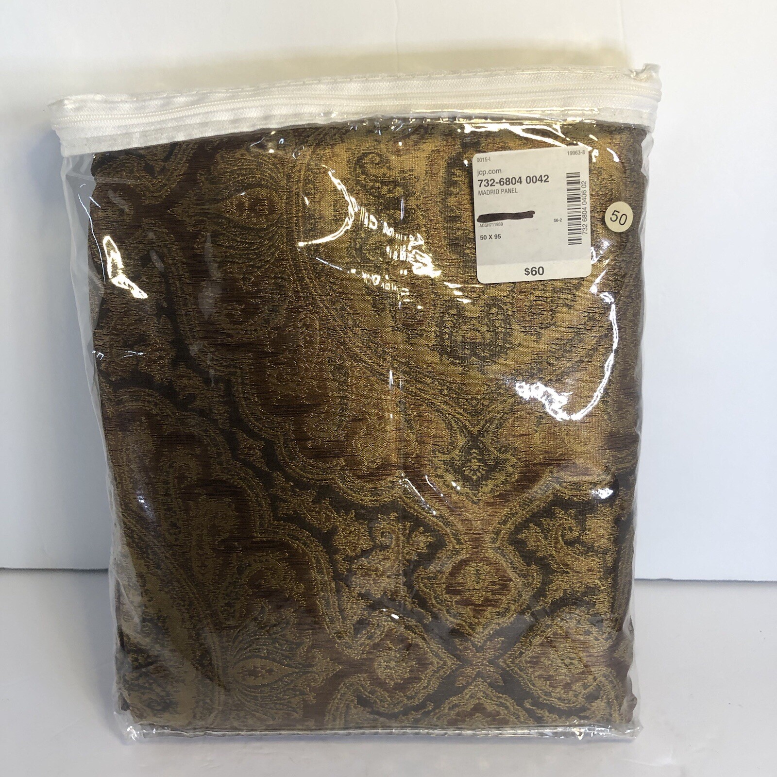 Royal Velvet Rod-Pocket Back-Tab Panel. JC Penny.