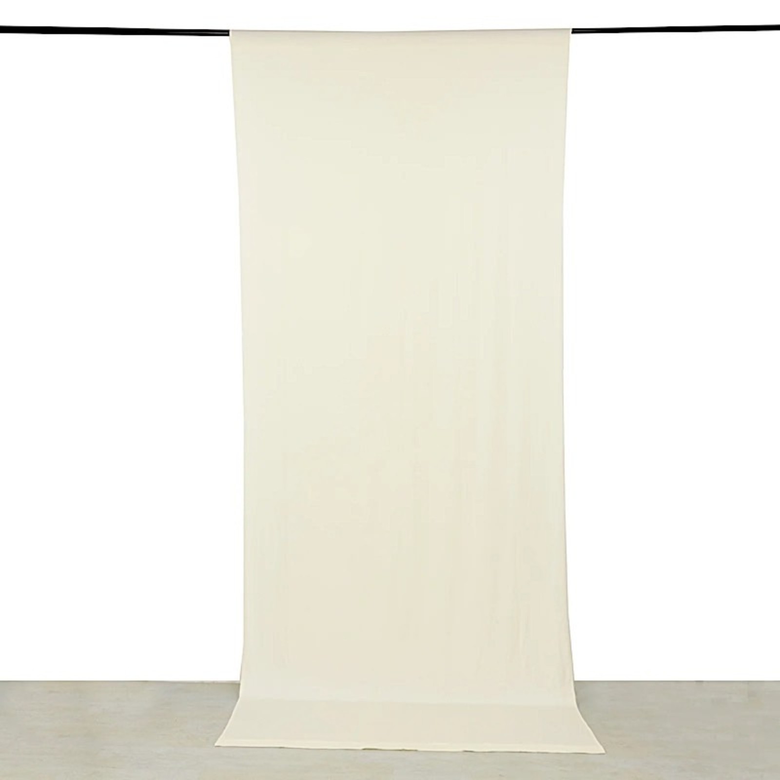 10 ft x 12 ftIVORY 4-Way Stretch Spandex Divider Backdrop Curtain Party Wedding