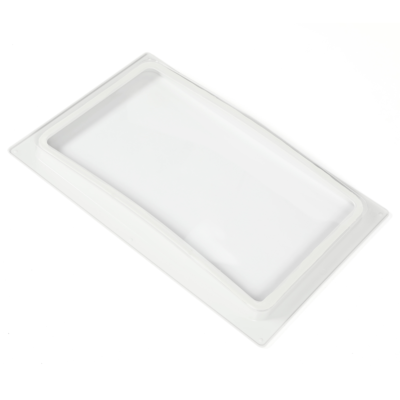 White Skylight Inner Dome 24×16 Inch For RV/Camper/Food Truck