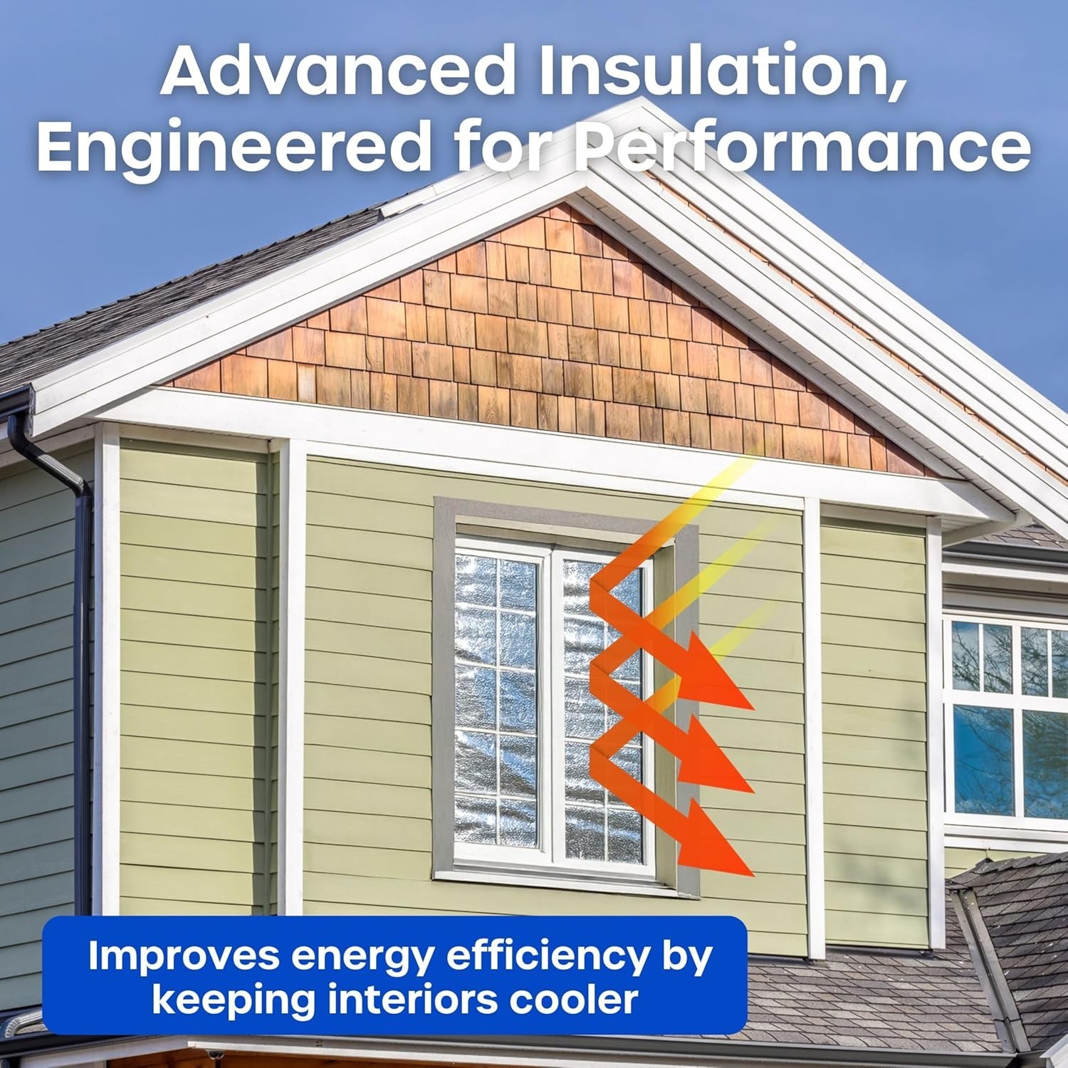 Energy-Saving Reflective Window Insulation Foil – 24in x 20ft for RVs & Garages