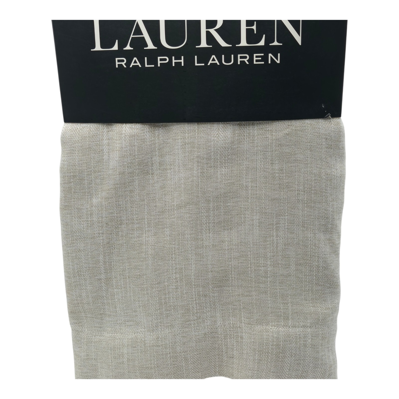 Ralph Lauren Piers Linen Blend Curtains Set Of 2 52×96 Tan Natural Drapes