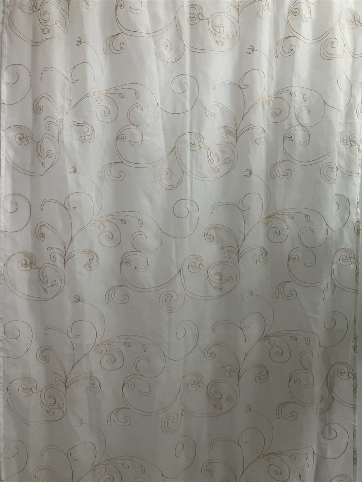 Set of 4 Better Homes & Gardens Sheer Window Panels Ivory Embroidered 38″ x 84″
