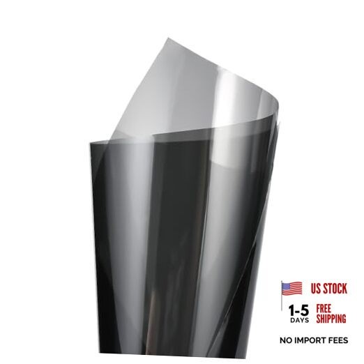 Black Car Window Film 35% VLT Car Window Privacy Tint 23.62″ x 295.27″ 35% Vlt