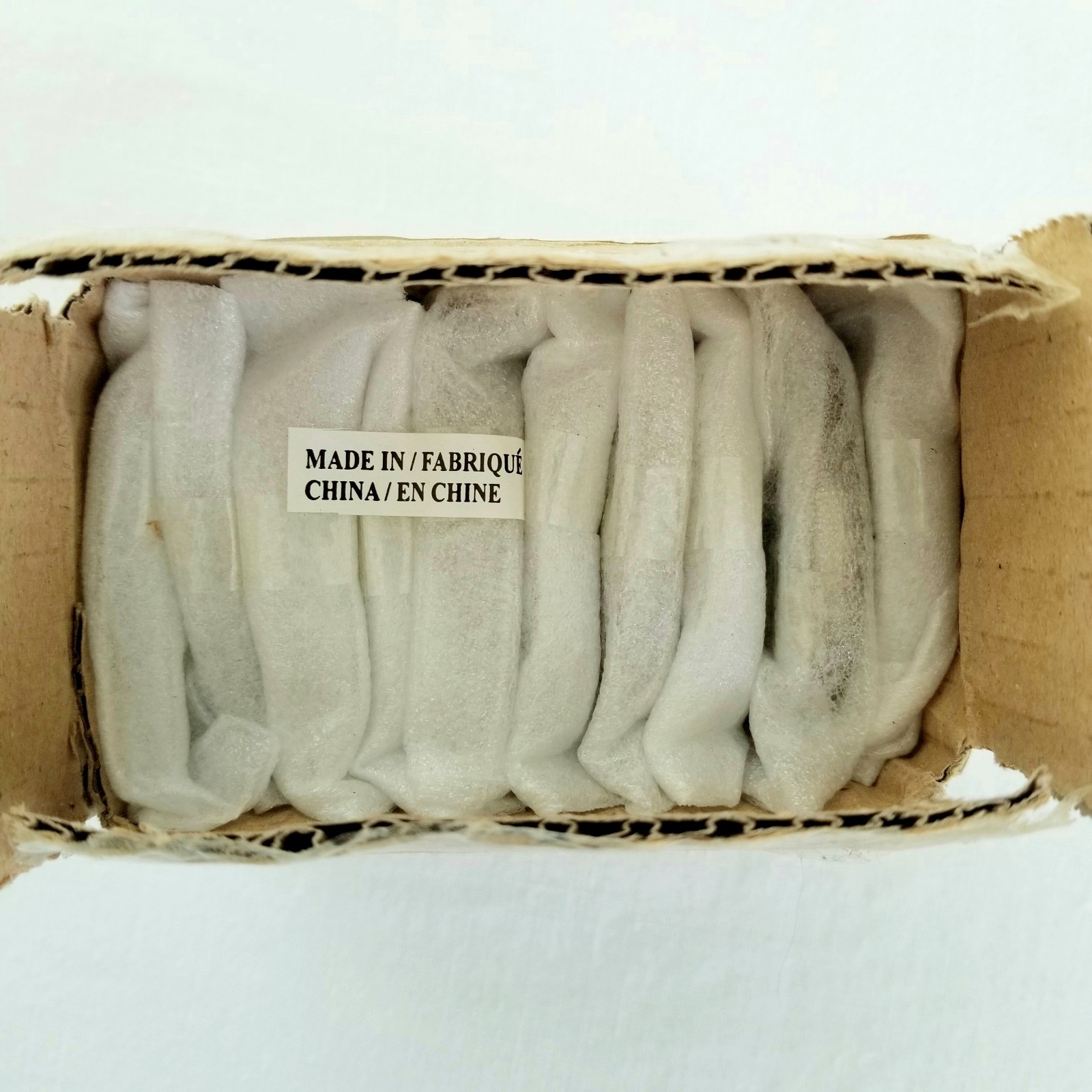 Pottery Barn Brushed Nickel Metal Drapery Clip Rings Set Of 10 New In Box