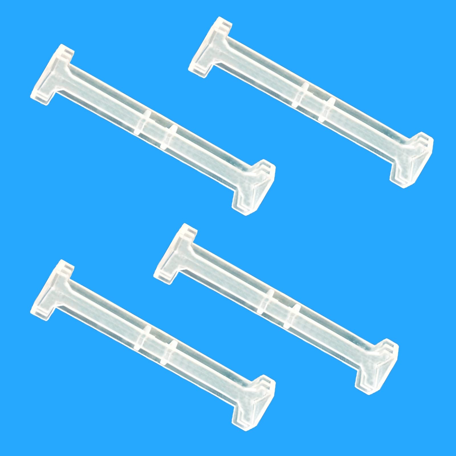 Kowibcl 4Pcs 3.5inch Clear Plastic Vertical Blind Valance Corners,Vertical Bl…