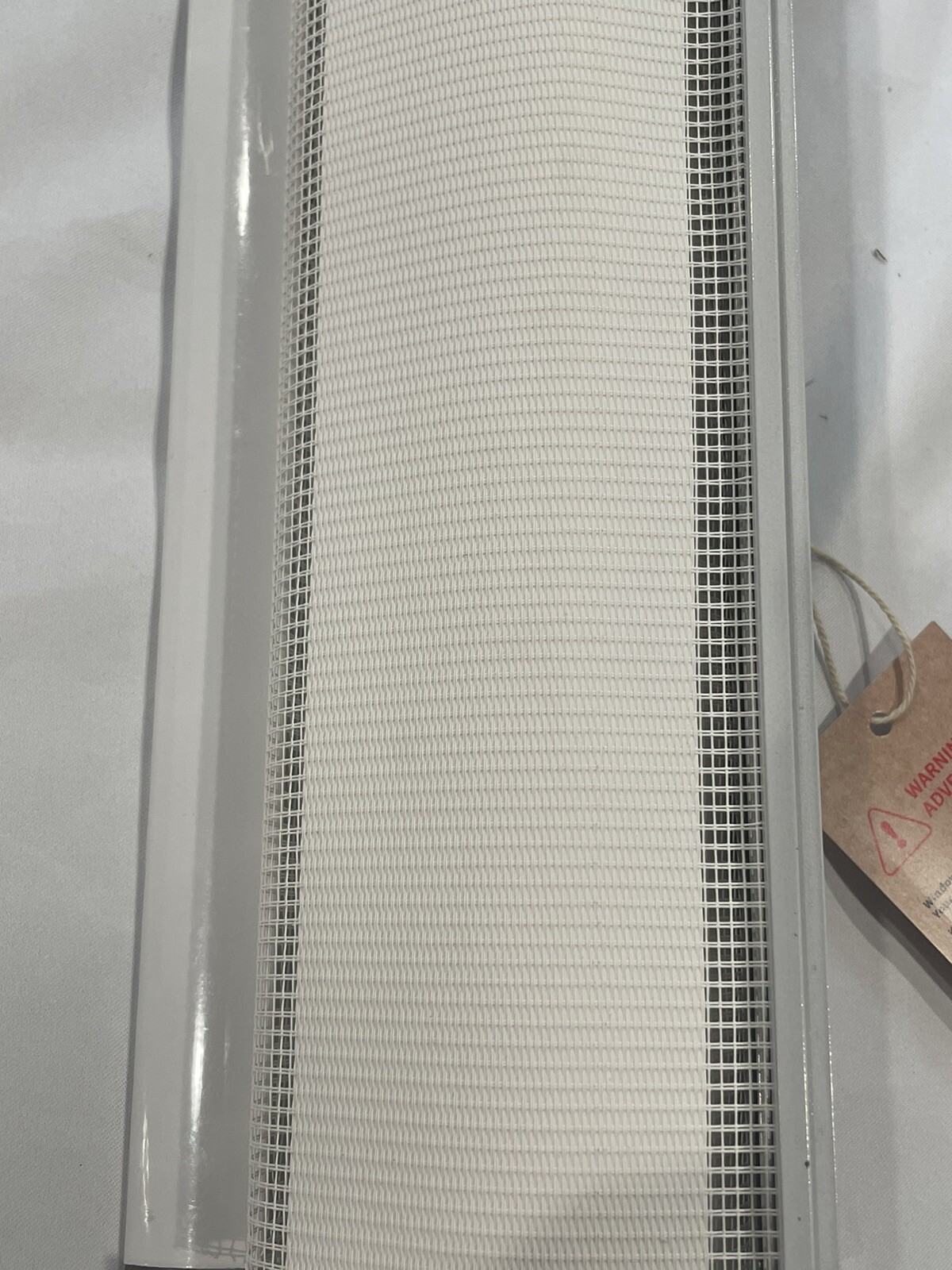 Zebra Roller Shade Sunscreen Fabric With 40% Openness View 26″W x 72″L white