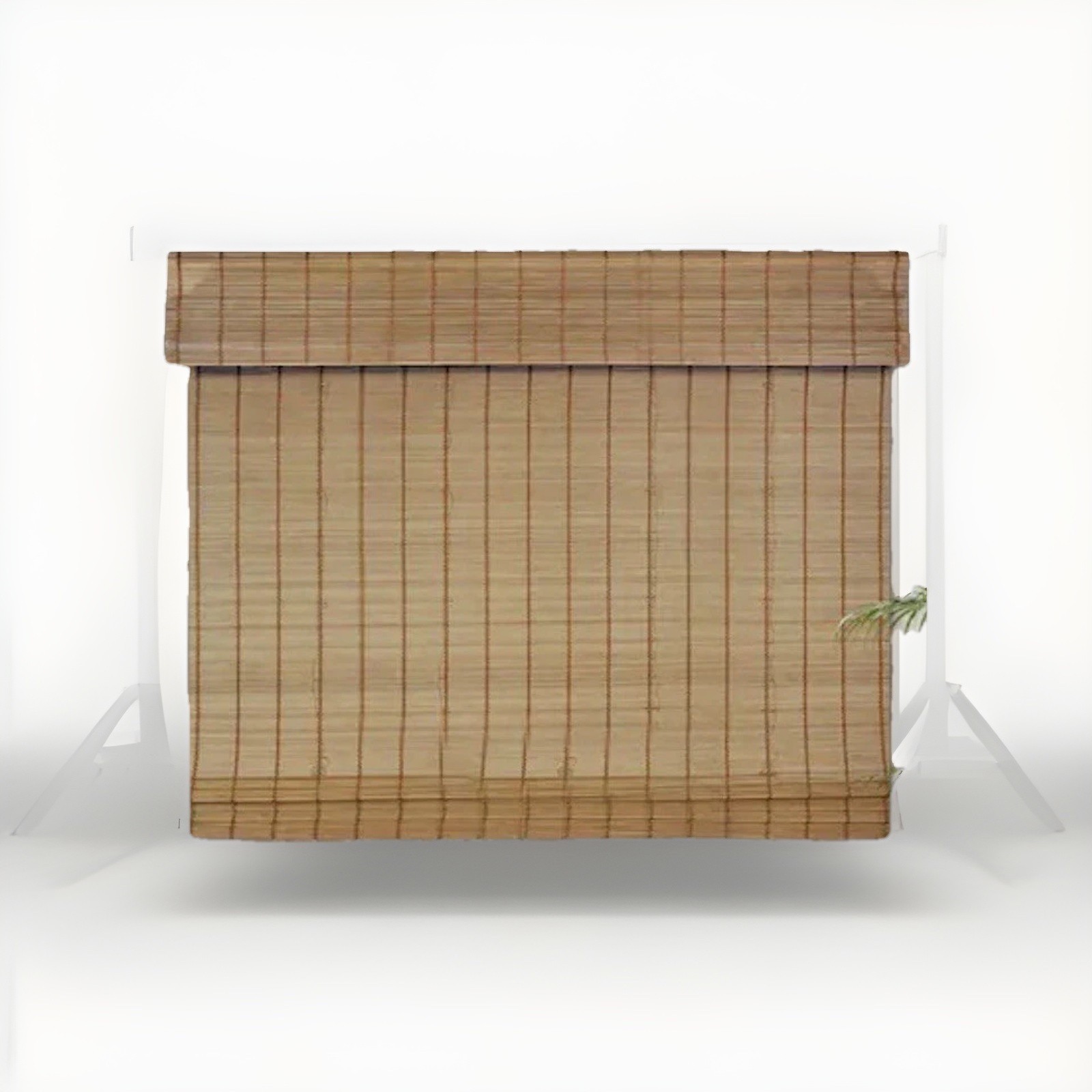 Chicology Cordless Light Filtering Bamboo Roman Shade Butternut 21.5×60