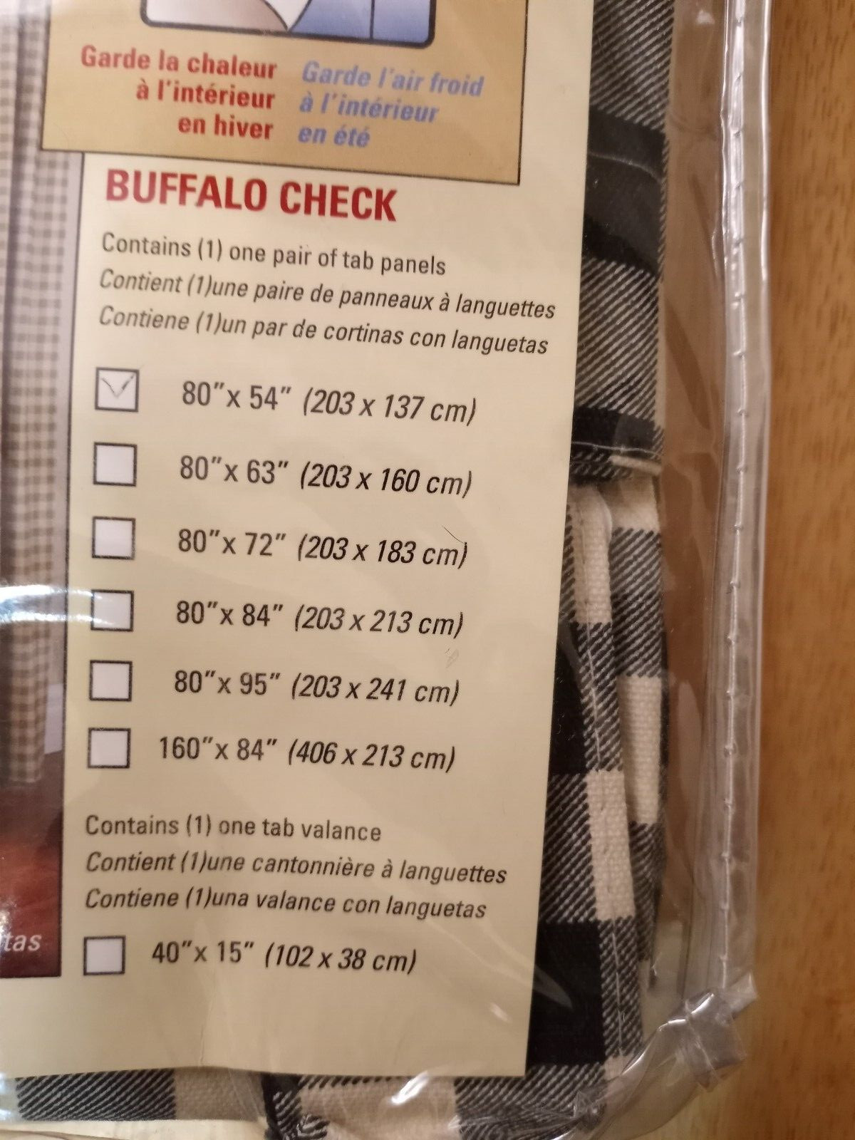 Thermalogic Energy Efficient Insulated Curtain Panel – 80×54″ – NIP