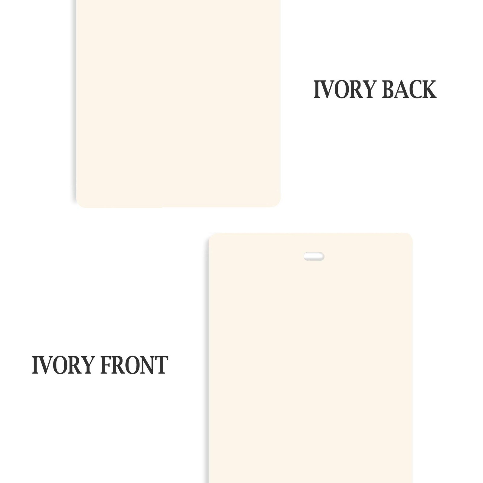 Vertical Blind Replacement Slats – Curved Smooth Ivory 82.5″x3.5″ (10-Pack)
