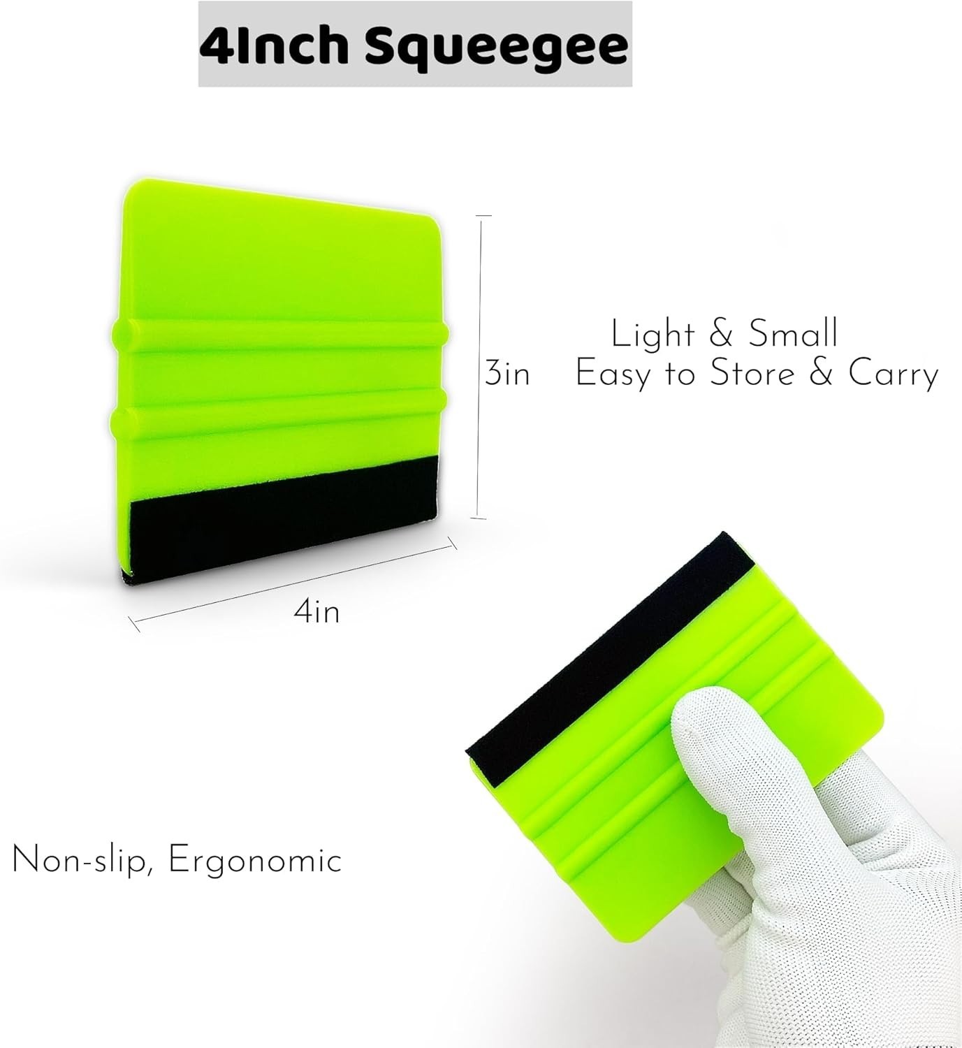 Premium Vinyl Wrap Tool Kit: 7PCS Car Wrap Installation Tools with Carbon Fiber