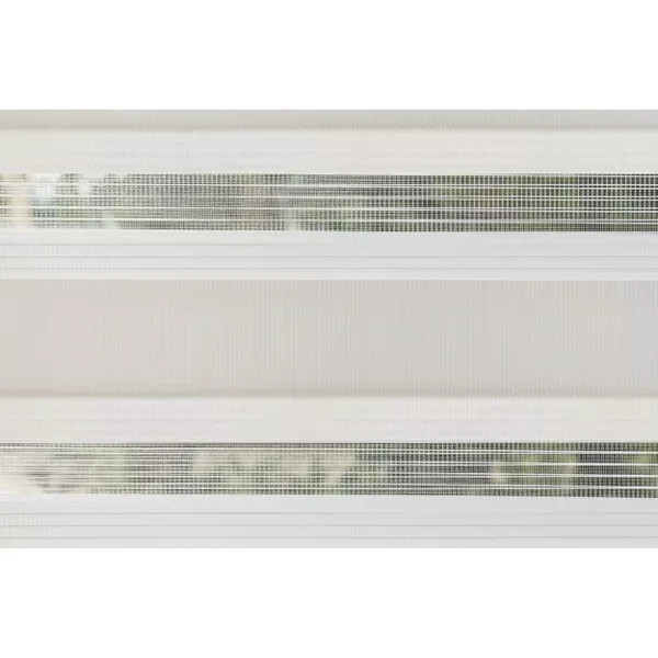 1PC Light Filtering Cordless Roller Zebra Shade – Lumi Home Furnishings White
