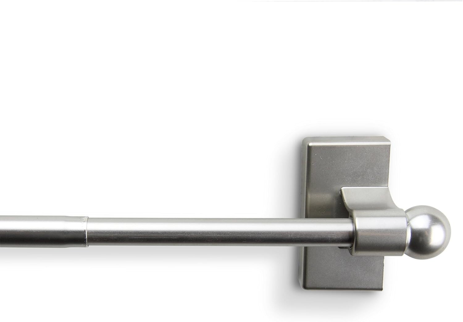 Rod Desyne 7/16 in Magnetic Rod, 48-84 inch long, Satin Nickel