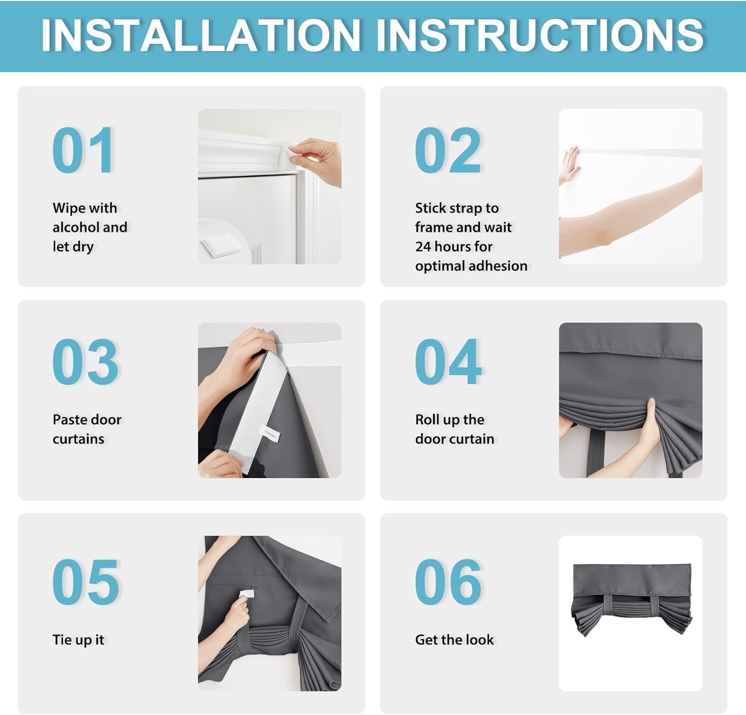 Blackout Door Curtain – Insulated Tricia Door Window Curtains for Patio French
