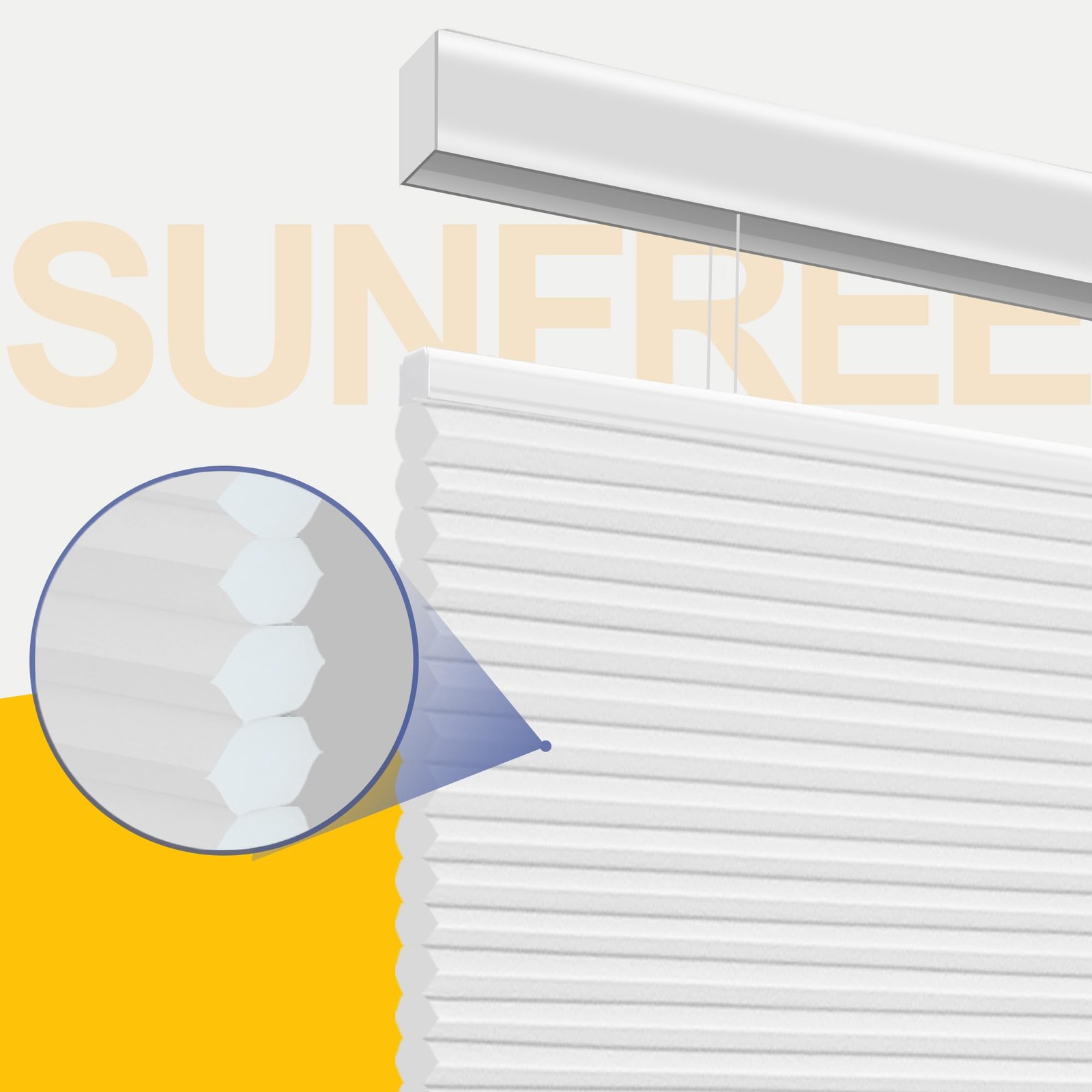 Sunfree Top Down Bottom Up Cellular Blindscellular Shades Blackout Honeycomb