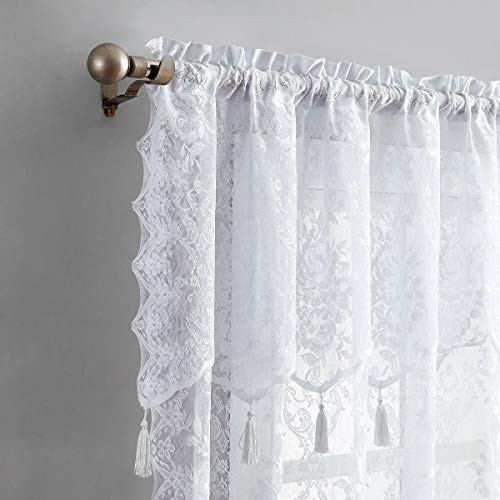 Pair of 2 Color Short Length 54” (W) x 63” (L) 54″W x 63″L (Pack of 2) White