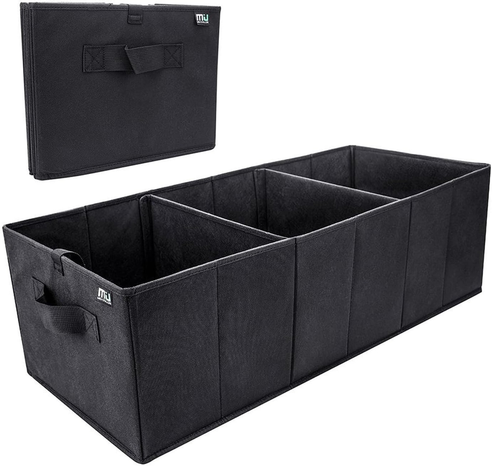 MIU COLOR Trunk Organizer for SUV, Sturdy Car Organizer, Non-Slip Bottom, Fol…