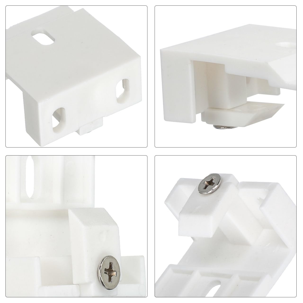 10 PCS Mount Bracket Holder, Pleated, Cellular Shades, Headrail Support Clip