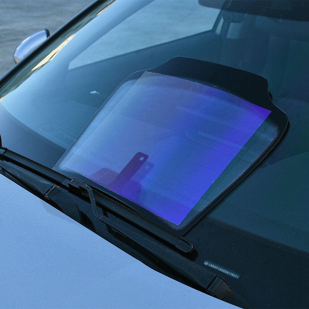 US 74%VLT 1*3M Car Window Tinting Chameleon Purple to Blue Sunshade Film Sticker