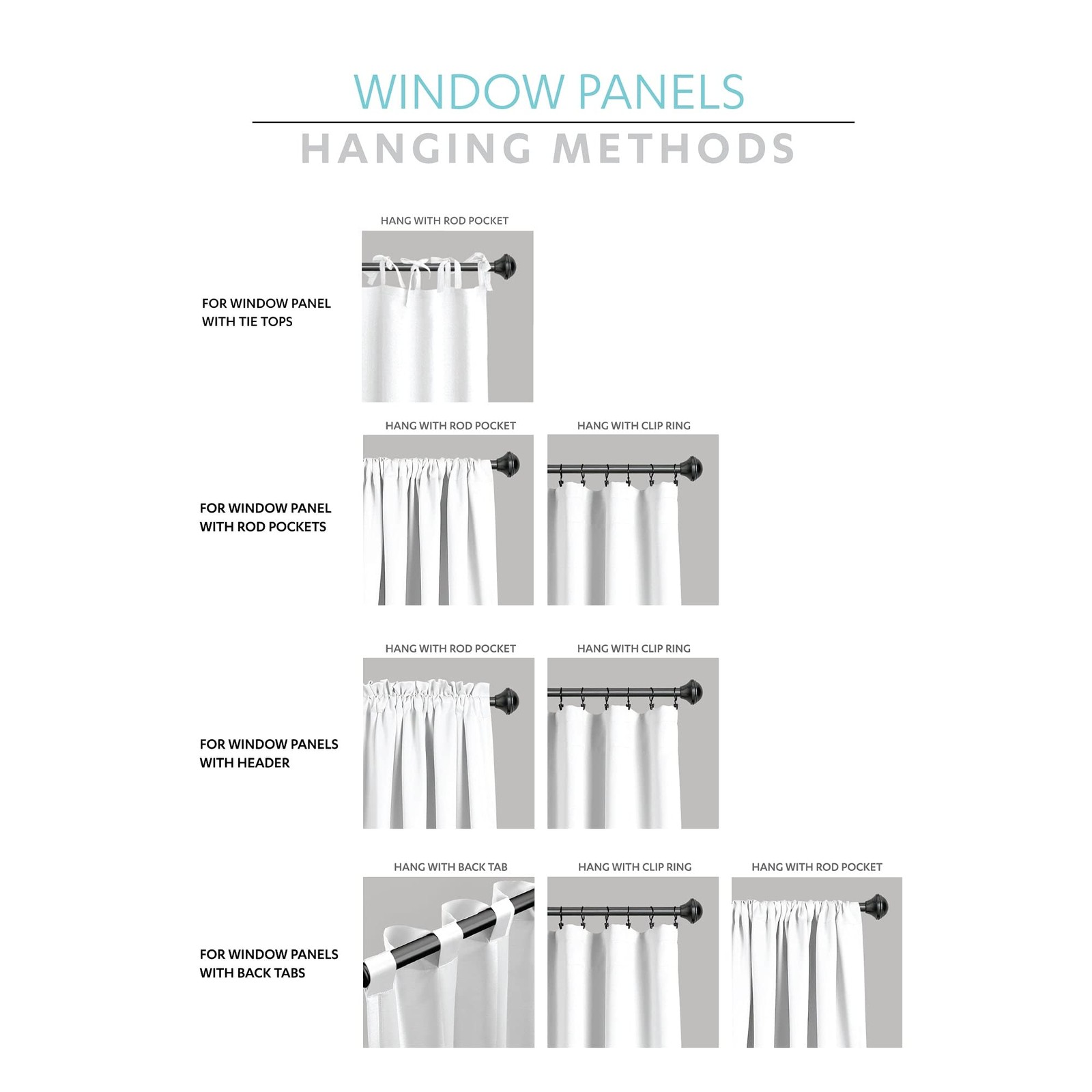 Farmhouse Button Stripe Yarn Dyed Cotton Blend Window Curtain Panels Pair 40″…