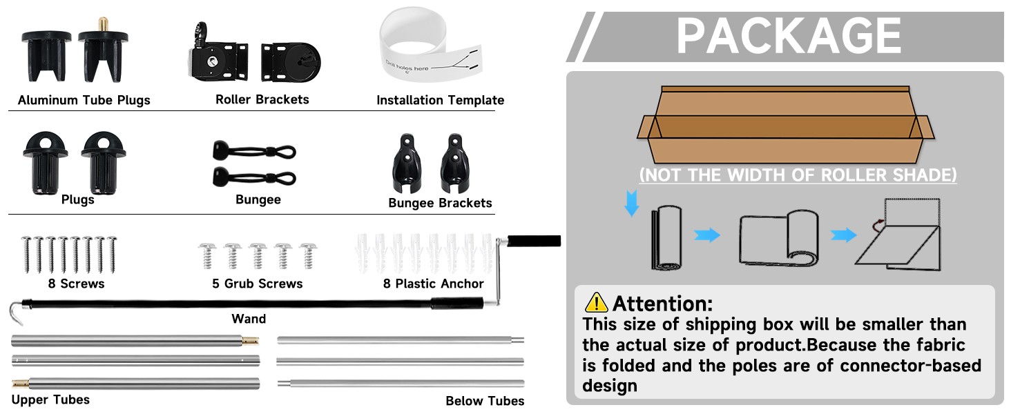 Outdoor Roller Shades for Patio, Mocha 10′ W x 8′ H Cordless Patio Shades Roll