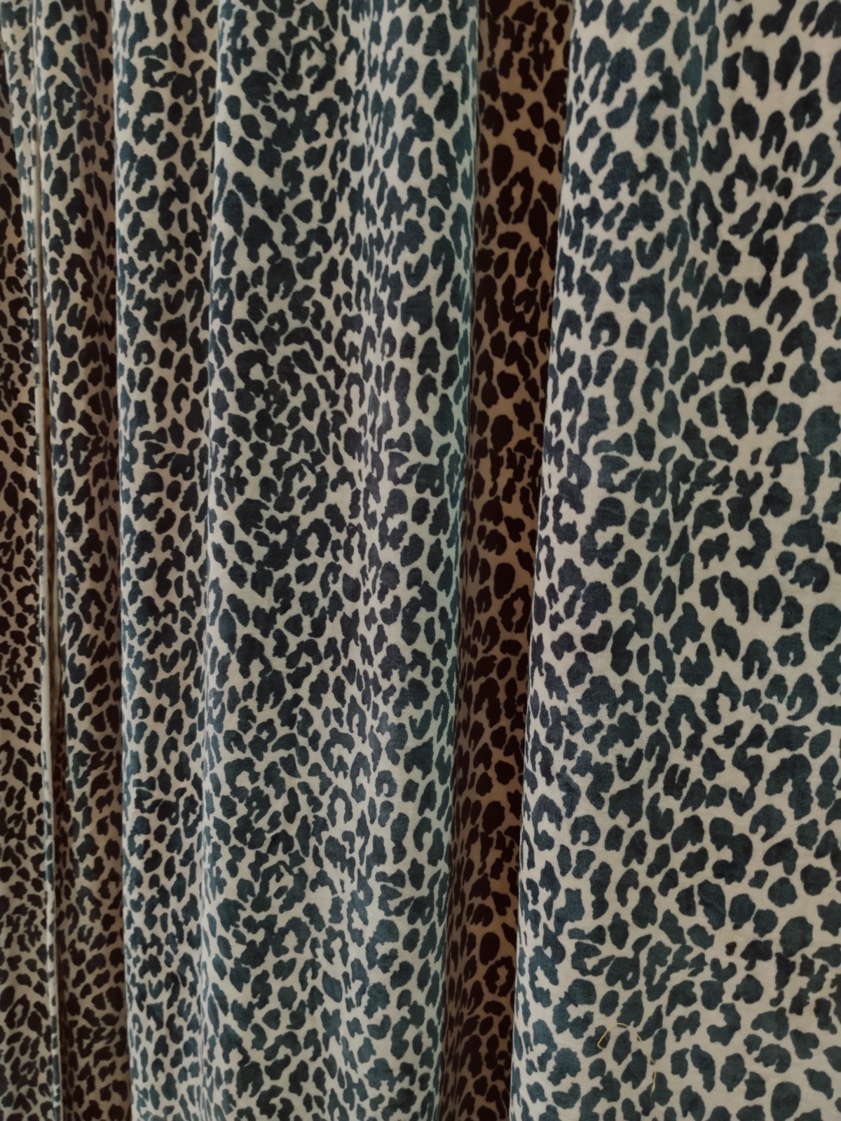 Leopard Print Velvet Curtain: Boho Safari, bedroom ,living room brand new design
