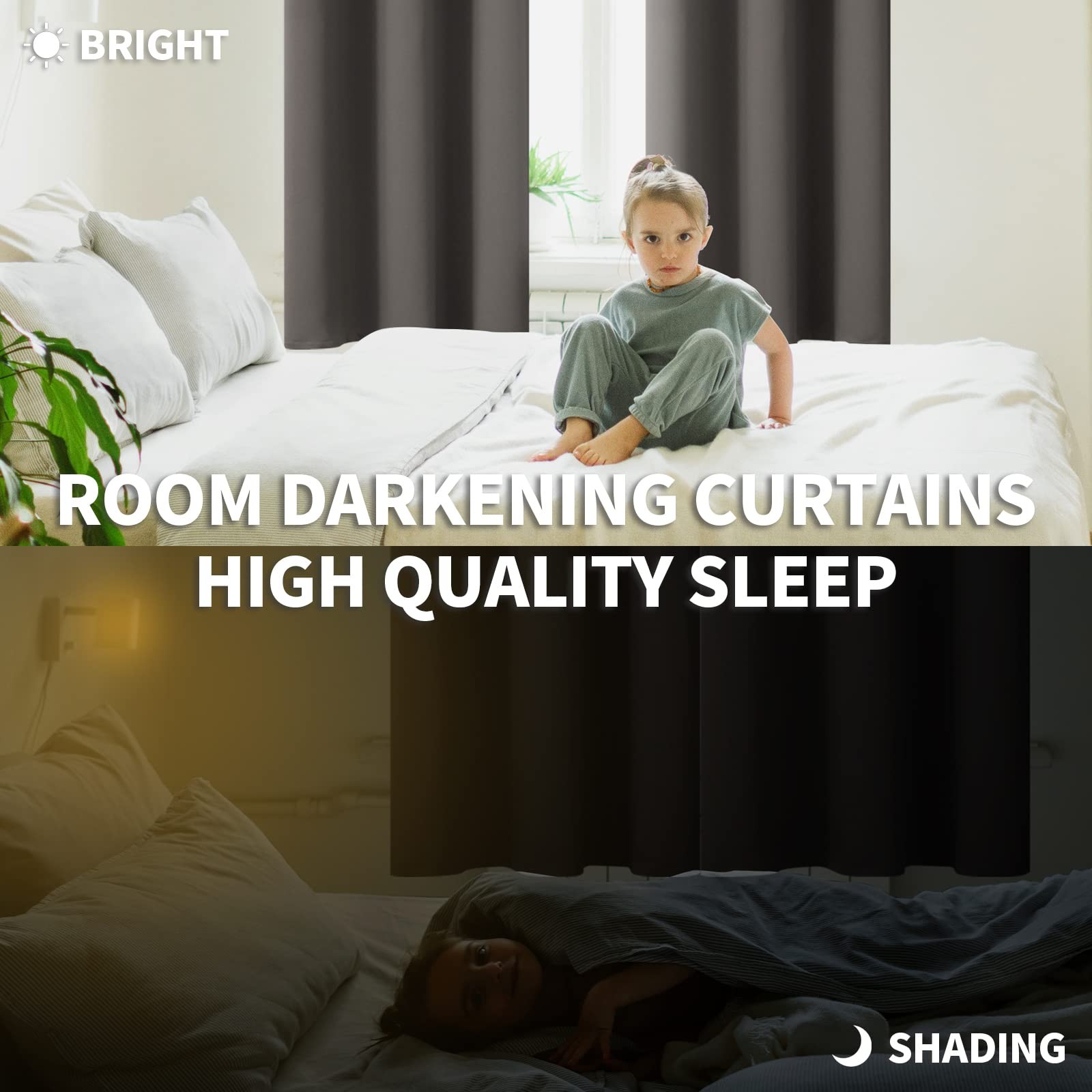 Bgment Blackout Curtains For – Insulated Room Darkening Curtains For