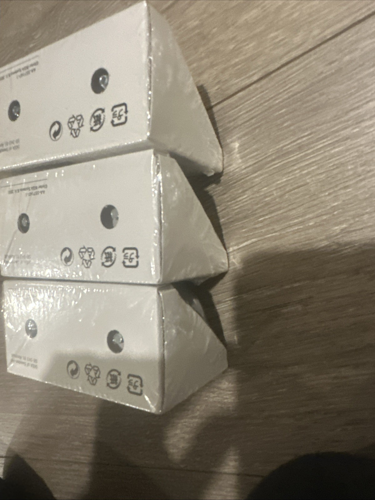 Set 3 IKEA Vasentlig Globe End Caps Dark Gray Sealed Total 6 Caps 502.199.49