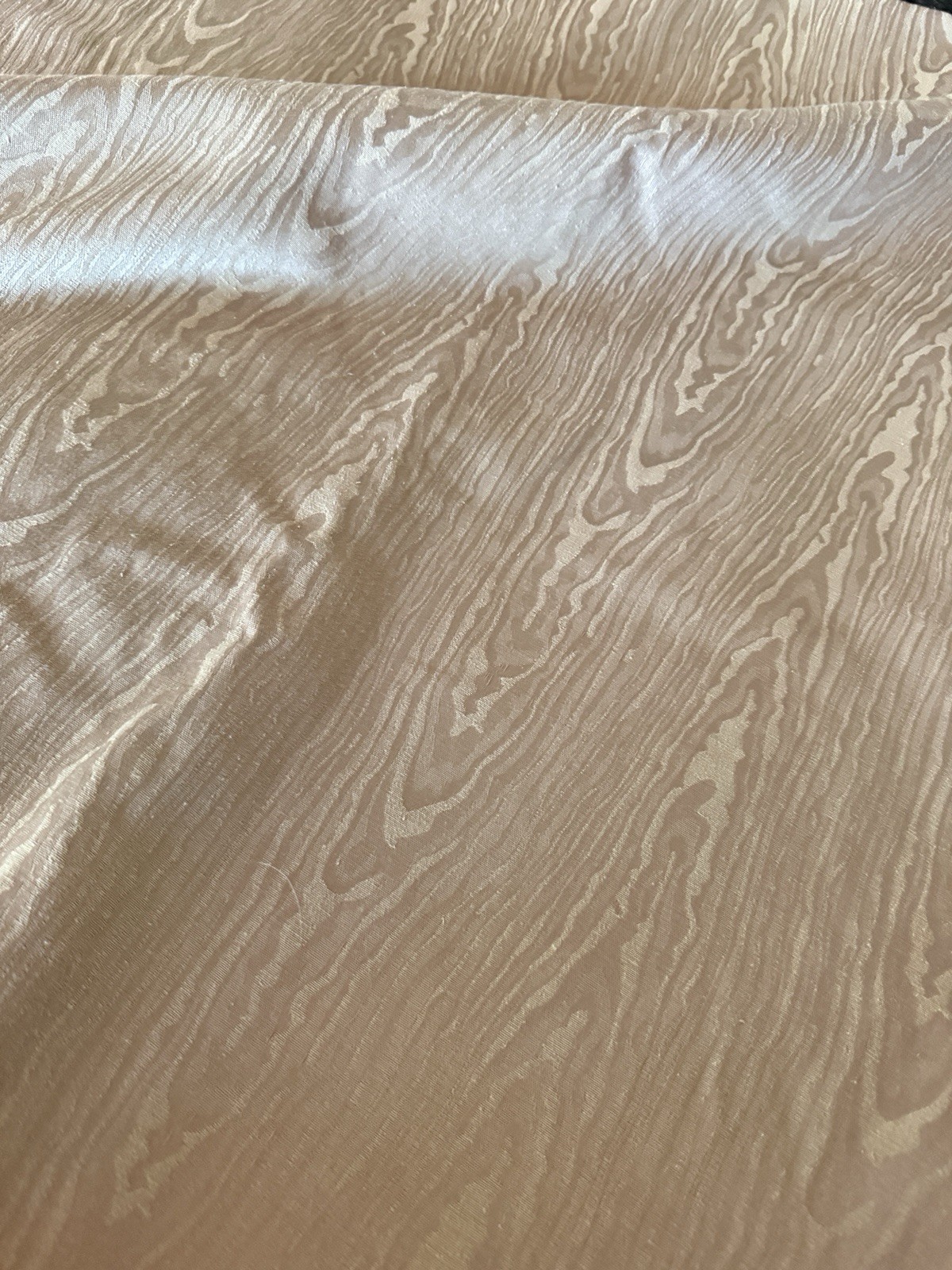 Waverly Classics Faux Bois Curtain Panels Set of 2 Tan Woodgrain 48 X 84